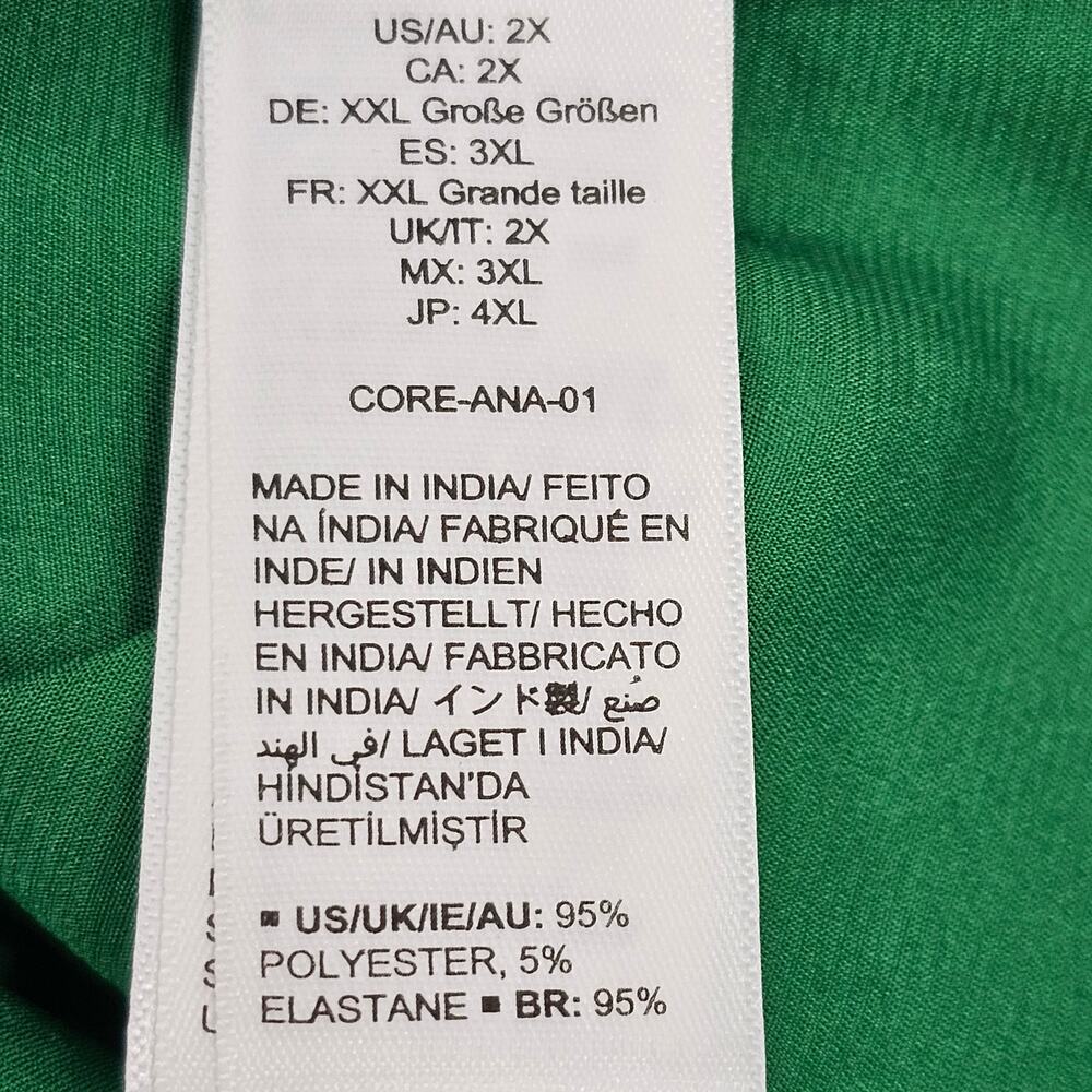 The Drop Ana Emerald Green Side Slit Midi Slip Dress Women's Size 2X NWT - Picture 11 of 15